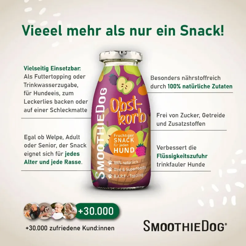 SmoothieDog Obstkorb 250 ml.